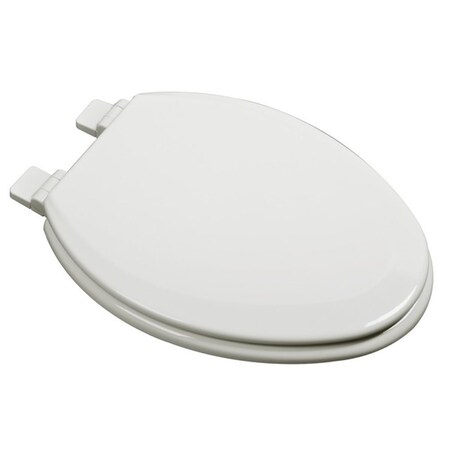 Plumbing Technologies Slow Close Deluxe Molded Wood Elongated Toilet Seat- Biscuit 1F1E7-02